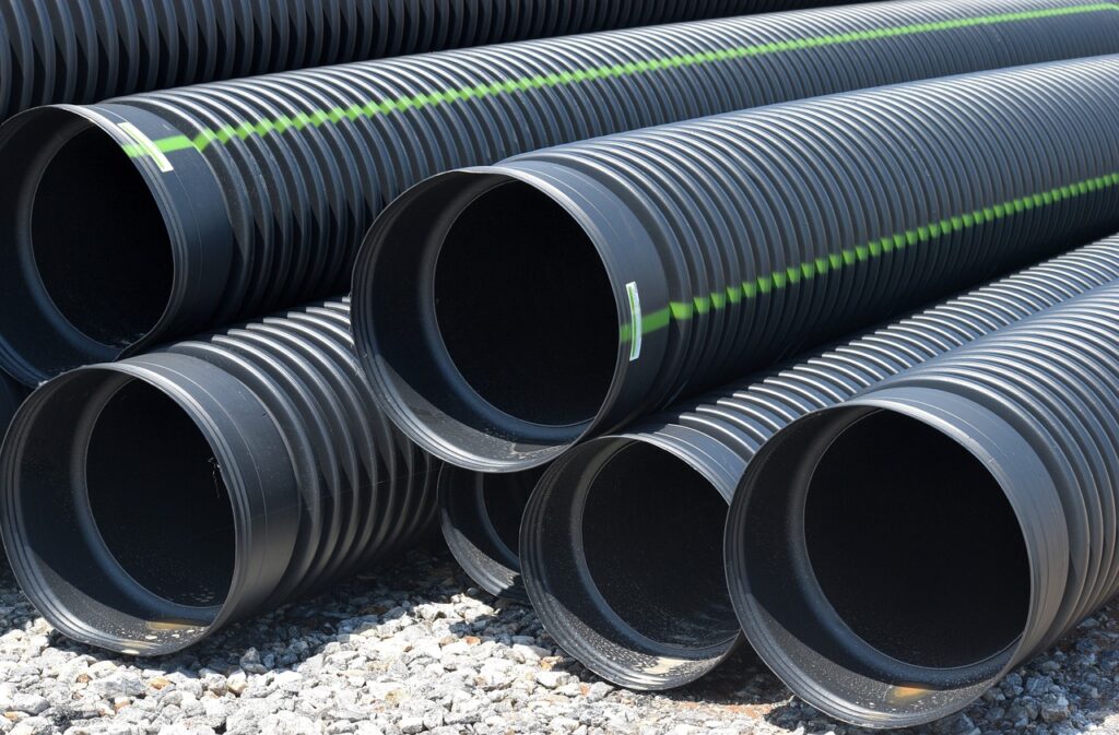 drainage pipes, construction site, pipes-2471293.jpg